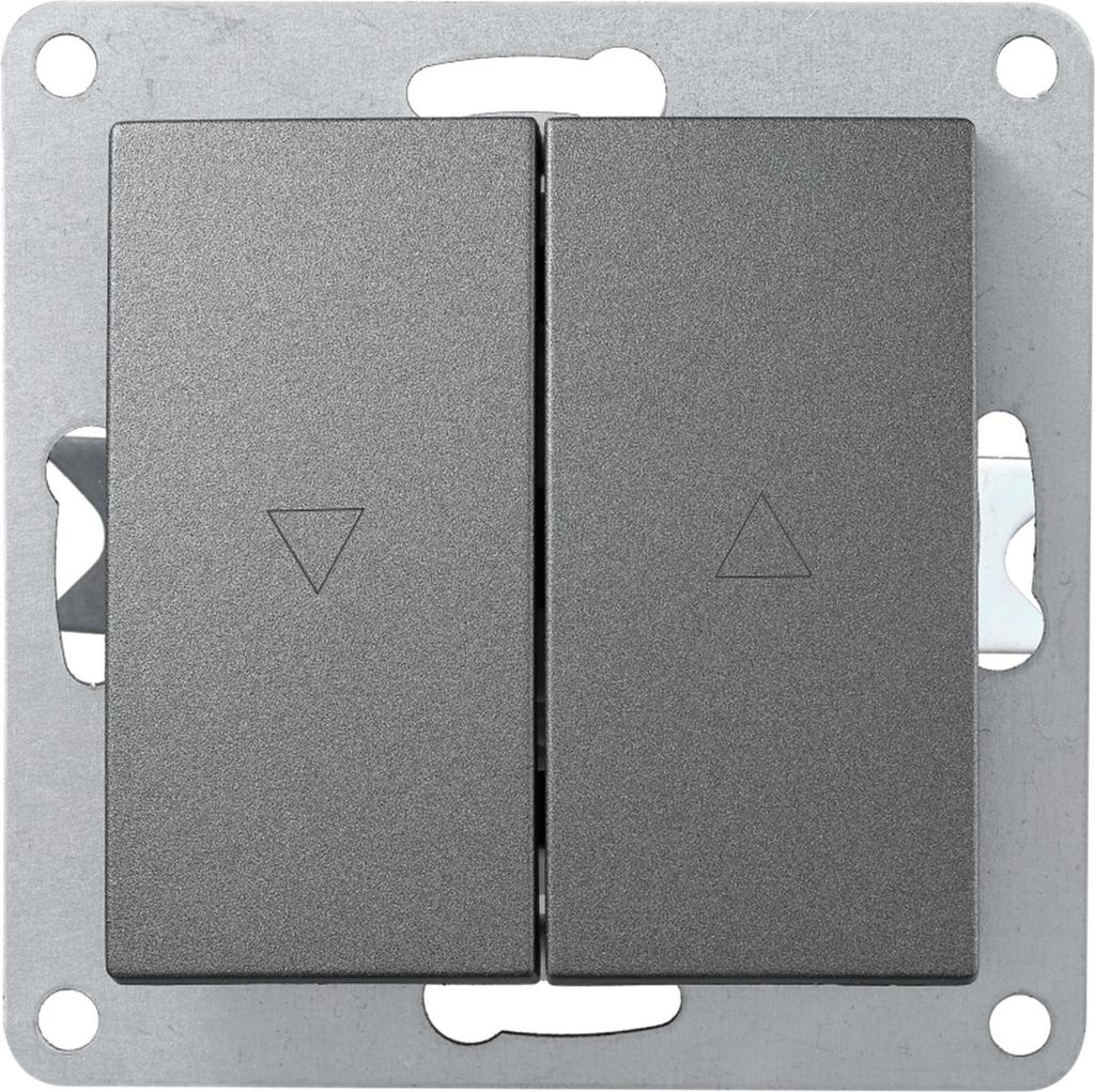 Jalousie-Taster McPower "Flair", Hoch und Runter, 250V/10A, Produktbild 