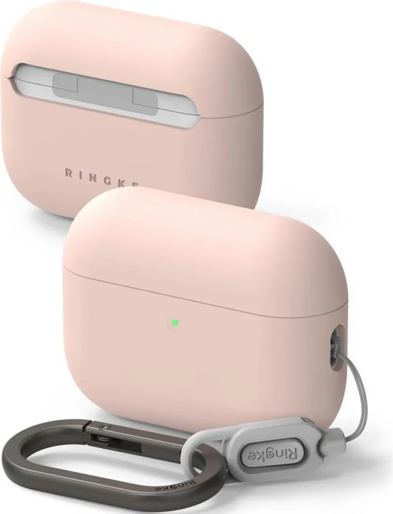 Ringke Silicone Case AirPods Pro 3 Rosa - Protezione Anti-Urto Premium