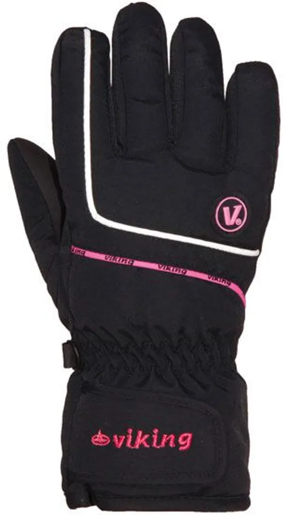 Gants Viking Kevin Taille L Noir Rose : Fini les Mains Froides au Ski