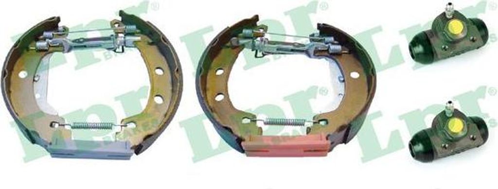 LPR OEK506 Bremsbackensatz OE 427117 kompatibel mit Megane