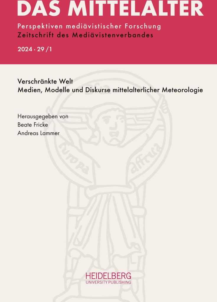 Das Mittelalter. Perspektiven mediävistischer Forschung : Zeitschrift... / 2024, Band 29, Heft 1