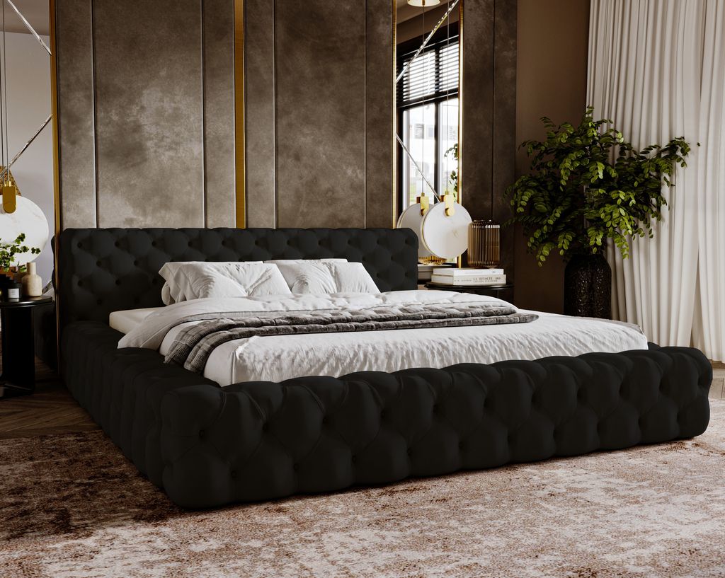 Čalouněná postel 180x200 cm Vigo - postel Chesterfield se Obrázek produktu 