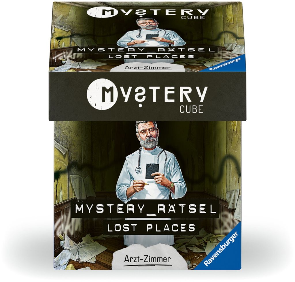 Ravensburger 23694 - Mystery Cube - Lost Places: Das Arztzimmer- Für Rätsel-Begeisterte ab 10 Jahren