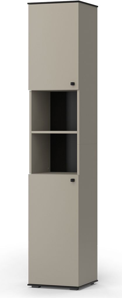 Mobiletto da bagno Vicco Joli Grigio 37 x 192 cm con 2 Immagine del prodotto 