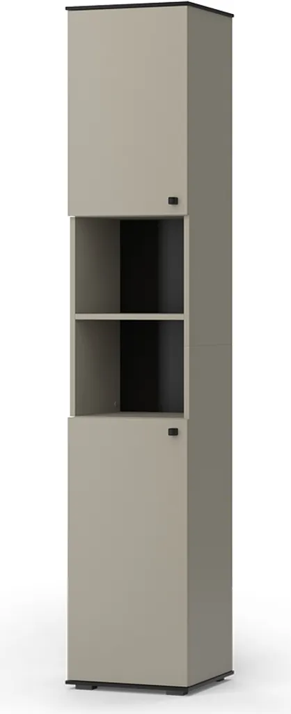 Armadietto Bagno Vicco Joli 37x192cm Grigio | Montaggio Rapido e Solido