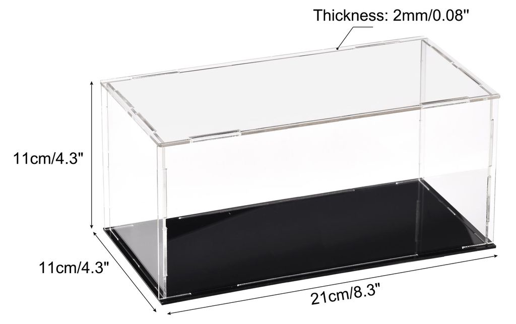Acryl Klar Vitrine Box Staubdichter Schutz Wš¹rfel Sammlerstš¹ck Ausstellungsbox 20x10x10cm