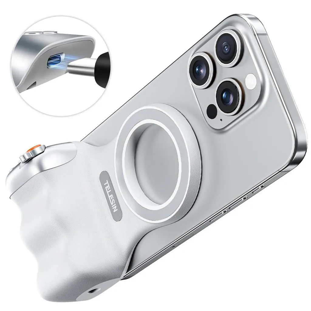 Support magnétique smartphone avec télécommande Bluetooth et filetage 1/4 - 13