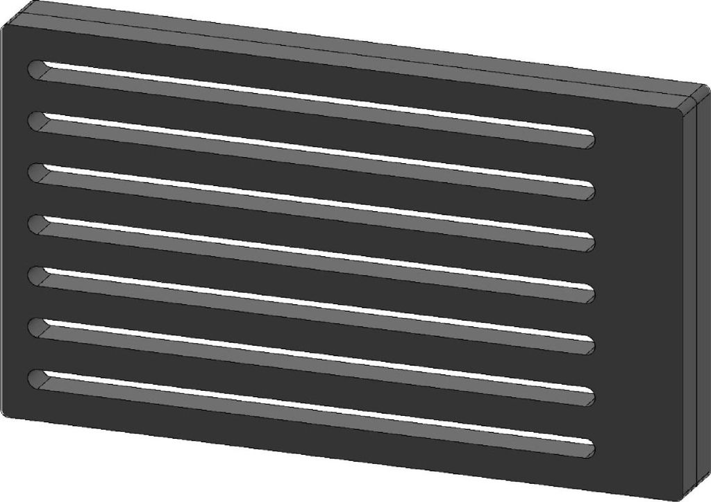 Kaminrost / Ascherost 280x160x30mm passend für Caminos ** Produktbild 