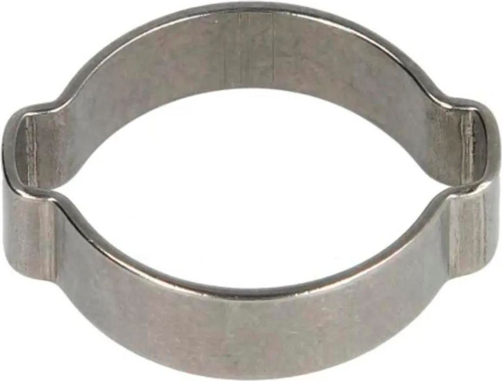 2-Ohr-Schlauchklemme 10mm, Edelstahl rostfrei