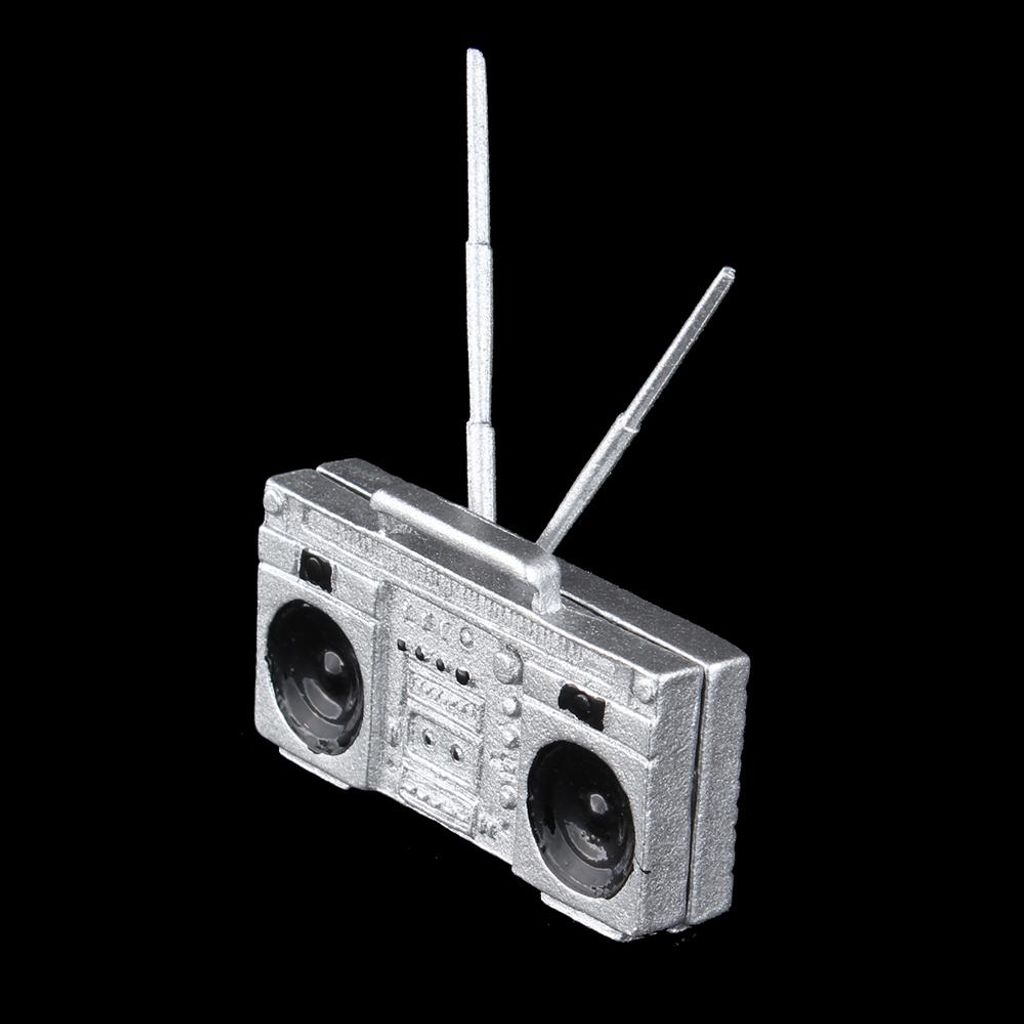 Puppenstuben Radio | Modernes Puppenhaus Zubehör 1:12 Produktbild 