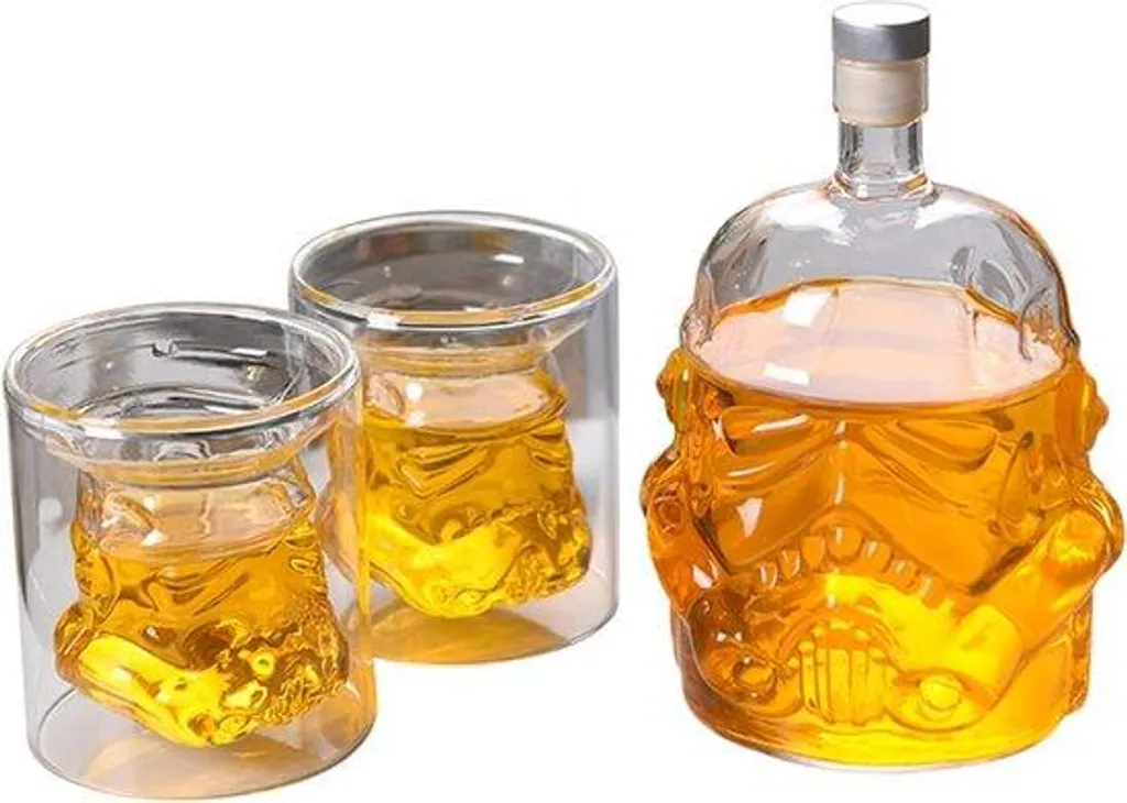 Carafe à liqueur et whisky gravée avec initiales - Flacon en verre 750 ml