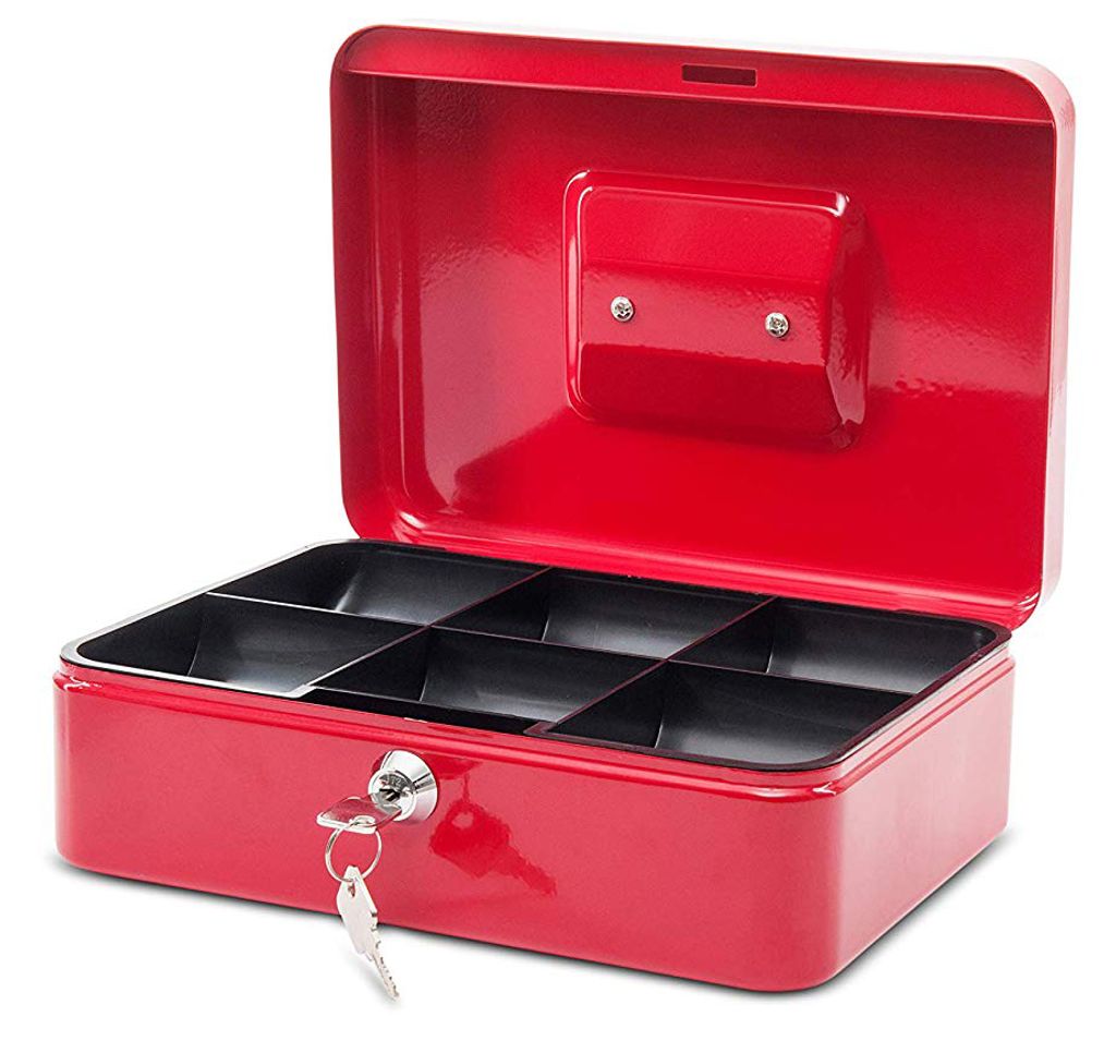 Kazeta na peníze MAUL 19 x 25 x 9 cm červená Obrázek produktu 