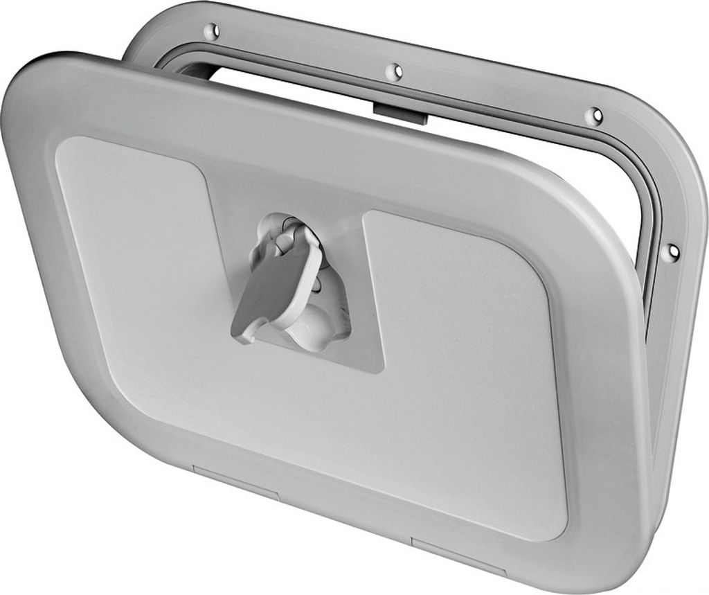 Portello d'ispezione a filo RAL 7042 380 x 280 mm , 1 pezzo Immagine del prodotto 