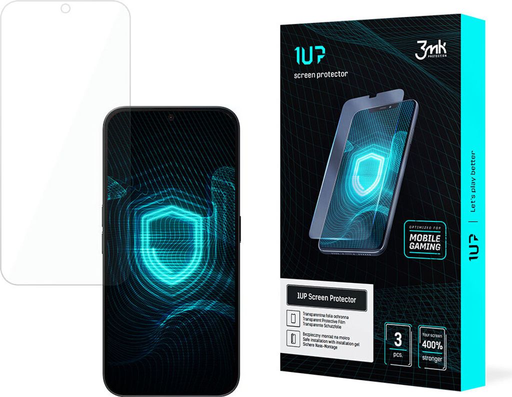 3mk Display Schutzfolie 1UP für Nothing Phone 2a transparent Gaming (3 Stück)