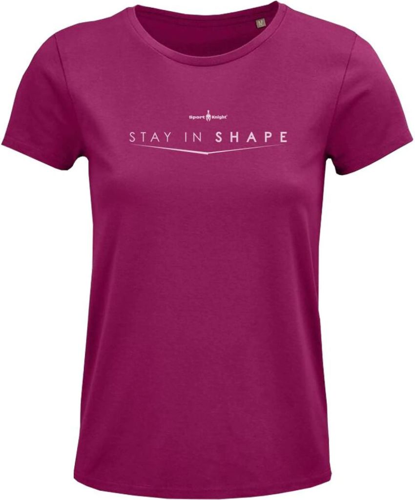 Sport-Knight Damen Fitness T-Shirt "Stay in Shape" Organisch Classic