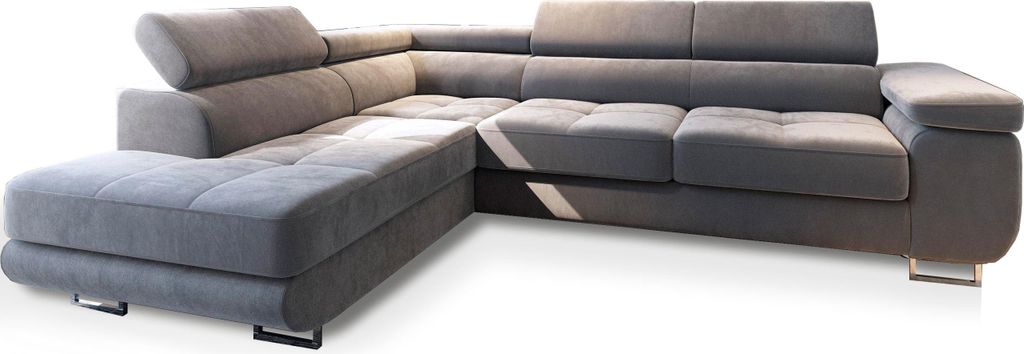 Masseno Ecksofa SELVA L-S mit Schlaffunktion L-Form, Sofa Produktbild 