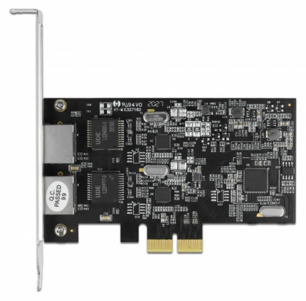 Adaptateur Réseau 2,5 Gigabit Ethernet Dual Port Carte PCIe Delock