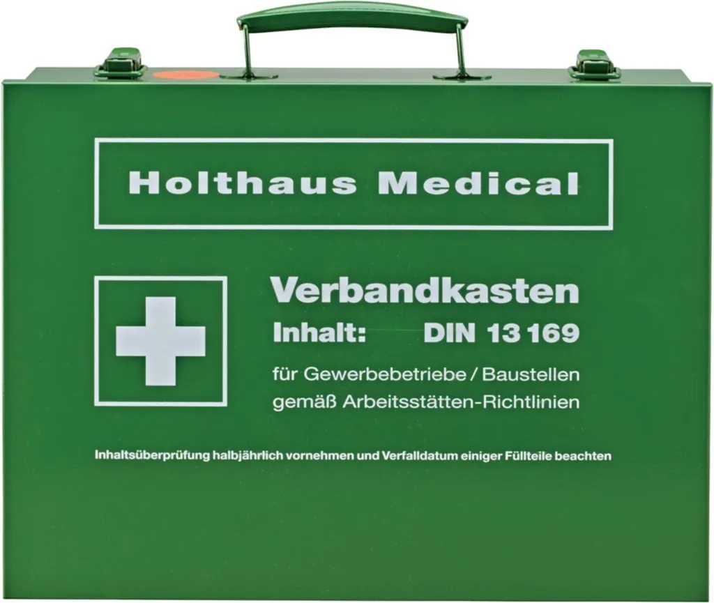 Holthaus Medical 63169 Holthaus Medical Erste-Hilfe-Koffer DIN 13169 grün
