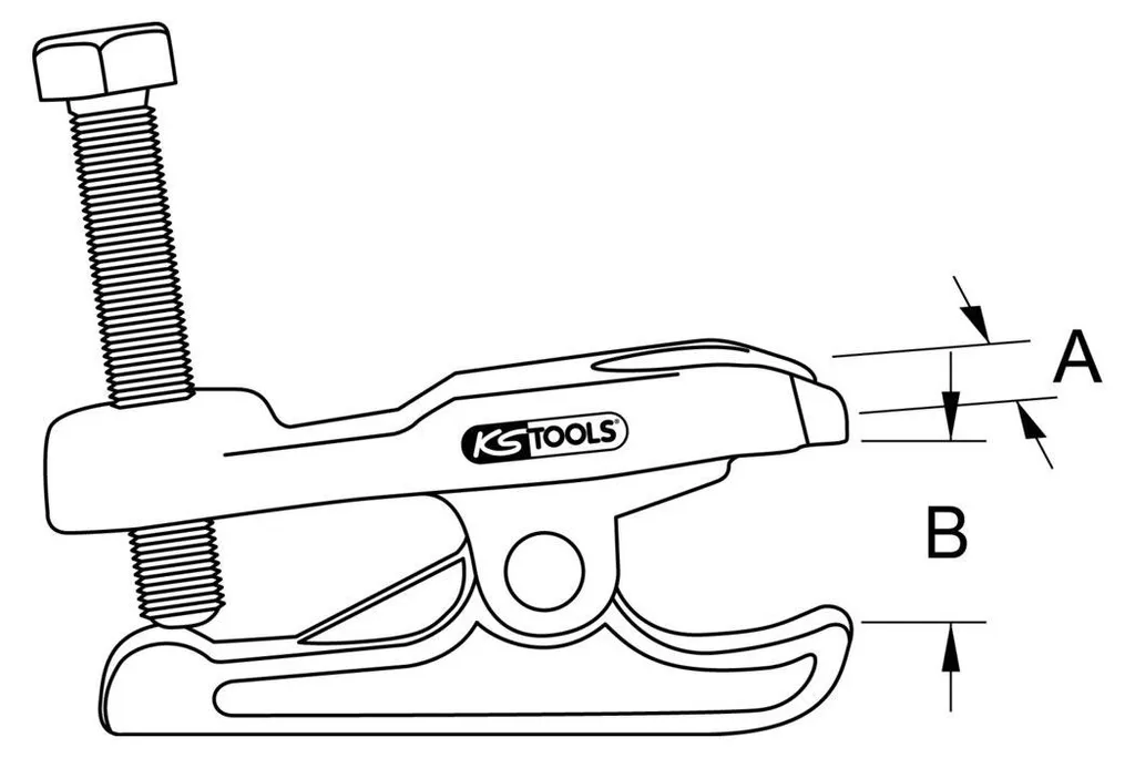 Extracteur universel de joint à rotule KS Tools 39 mm - Outil de précision