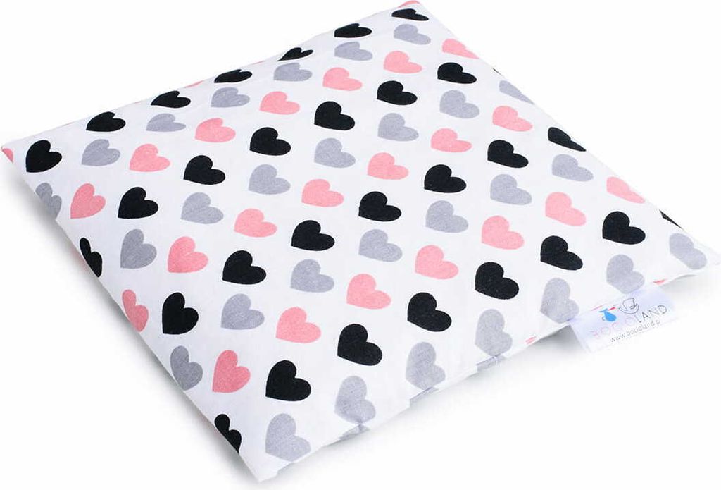 Wärmflasche mit Kirschkernen 500g Pastellherzen / Bocioland Produktbild 