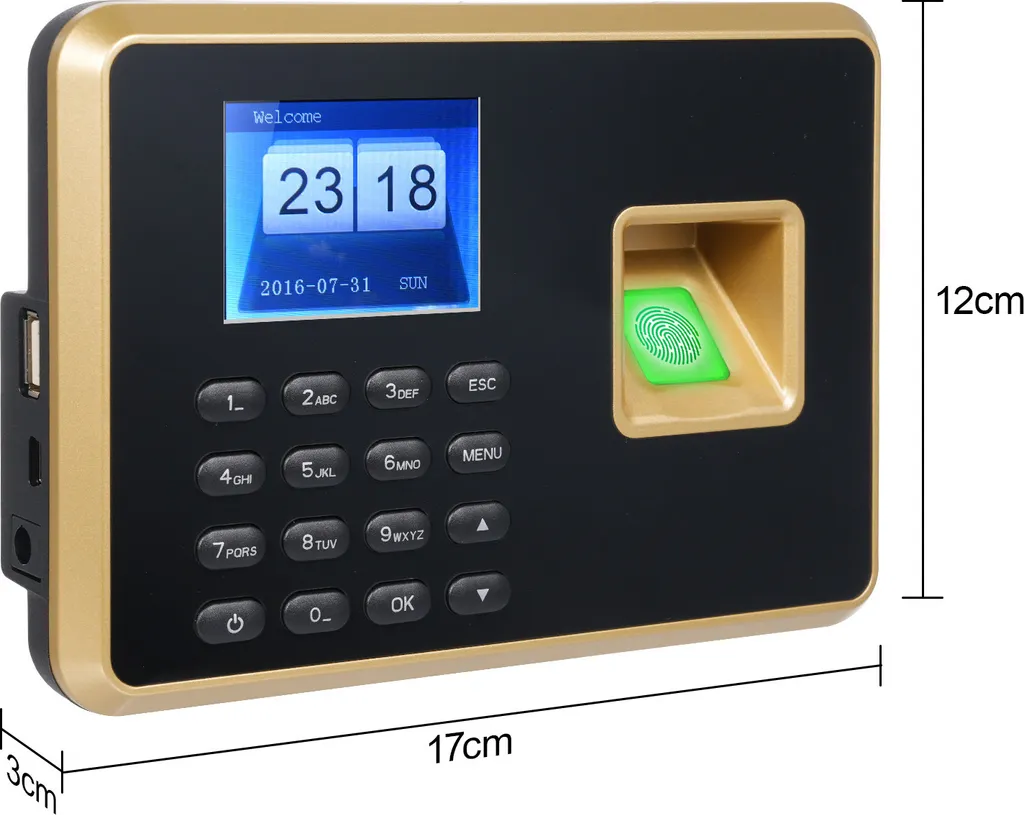 Machine de pointage biométrique Bisofice avec USB et 1000 empreintes - 8
