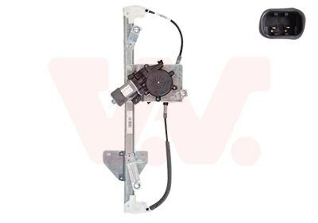 VAN WEZEL 4368261 Elektrischer Fensterheber Vorne Links für RENAULT Twingo III Schrägheck (BCM)