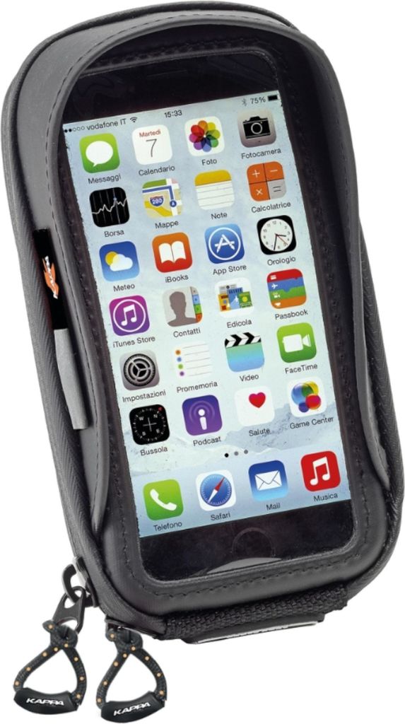 Lenkertasche Kappa Handytasche L mit Halter, Anti-Rutsch-Schicht u. Sonnenblende