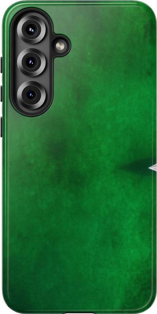 Minimalistisches Kajak auf grünem Wasser – Hülle Kompatibel mit Samsung Galaxy S25 Plus