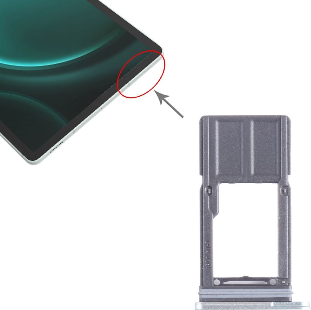 Für Samsung Galaxy Tab S9 FE Micro SD SIM Kartenhalter WiFi- Edition Grün