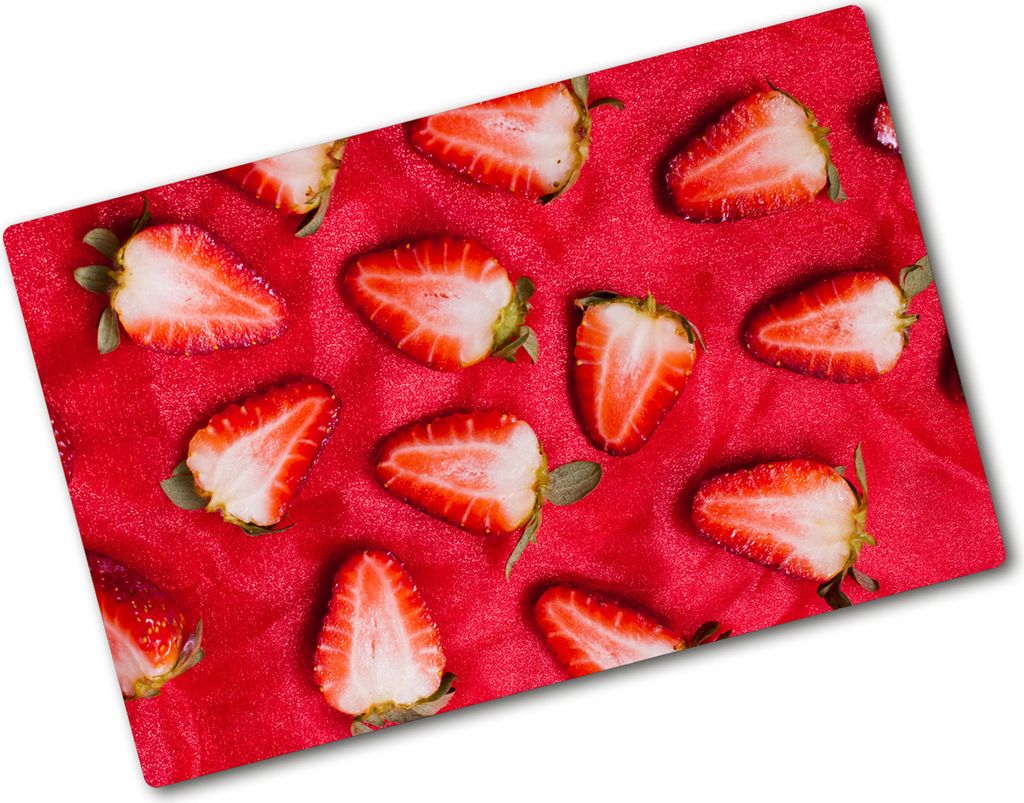 Tulup Glas Herdabdeckplatte - 80x52 cm - Glaskeramikkochfeld-Abdeckung Spritzschutz Glasabdeckplatte - Einteilig - Essen & Getränke - Gehackte Erd...