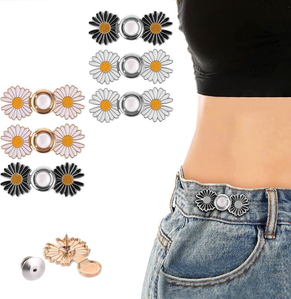 6 Stück Taillenknopf Hosenbund Enger Machen Taillenmieder Produktbild 