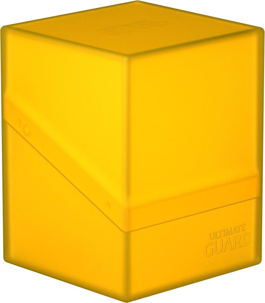 Boulder Kartenbox Standardgröße für 100+ Karten bernstein