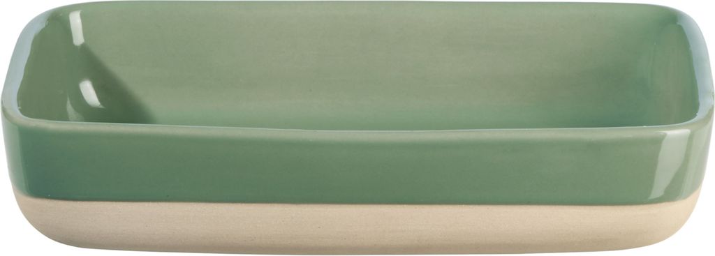 ASA Selection Grande Auflaufform Rechteckig, Ofenform, Steinzeug, Salbei / Sage, 21 x 14 cm, 40540310