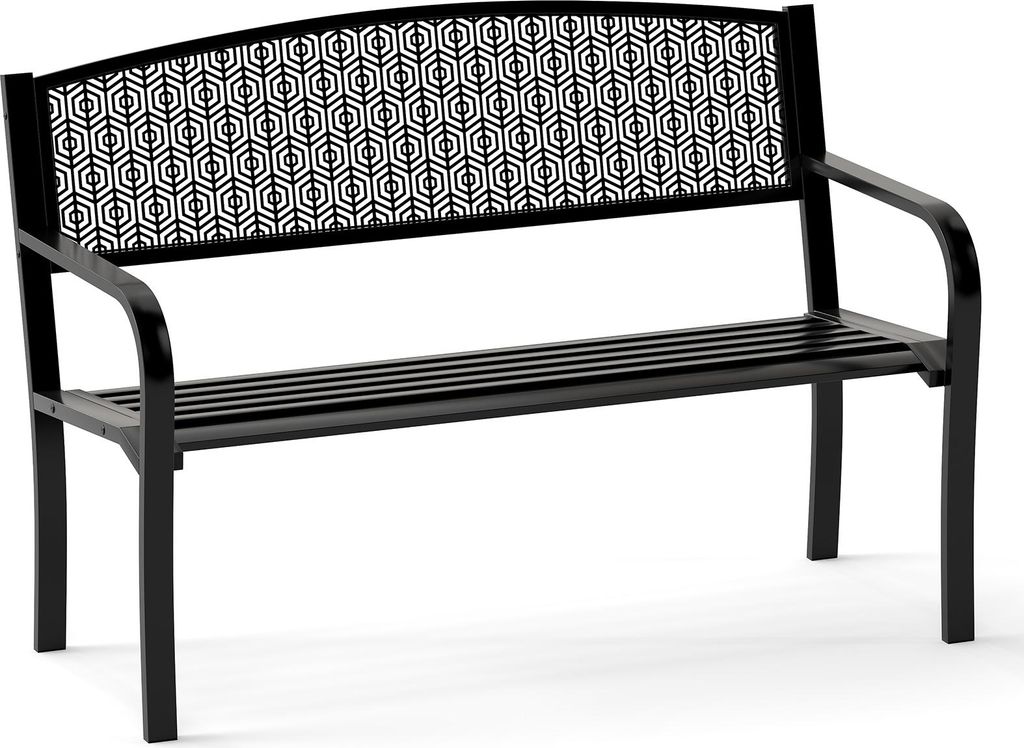 Zahradní lavice COSTWAY, lavice pro 2 osoby, balkonová Obrázek produktu 