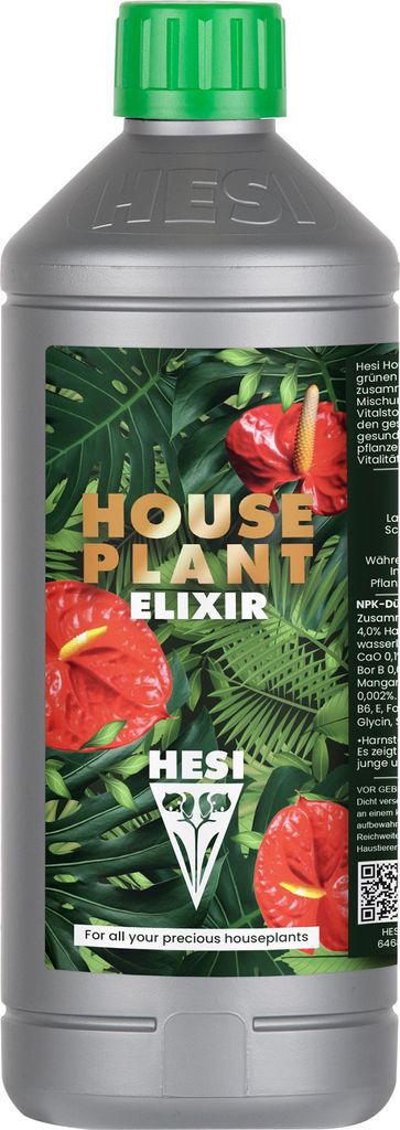 1 Liter HESI House Plant Elixir | Zimmerpflanzen-Dünger Stickstoffdünger