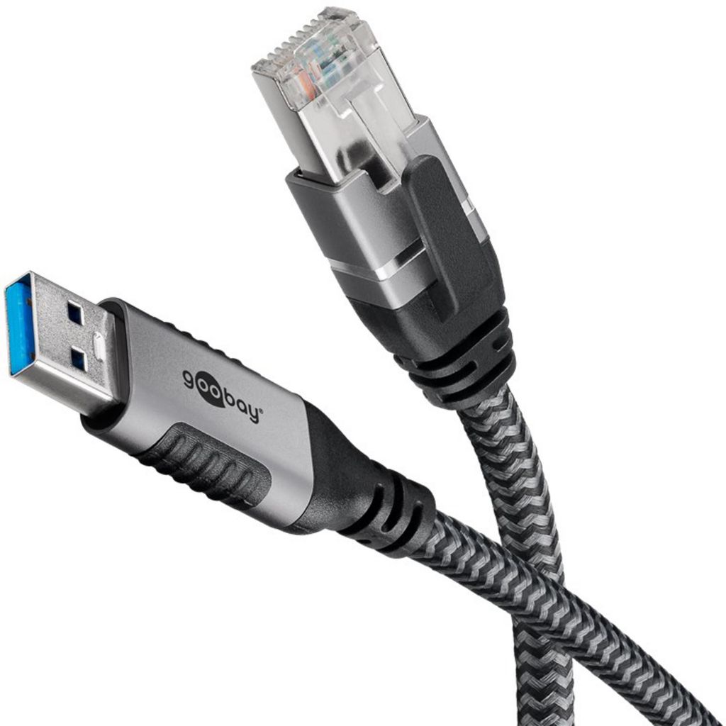 Ethernet-Kabel USB-A 3.0 auf RJ45, 1 m Produktbild 