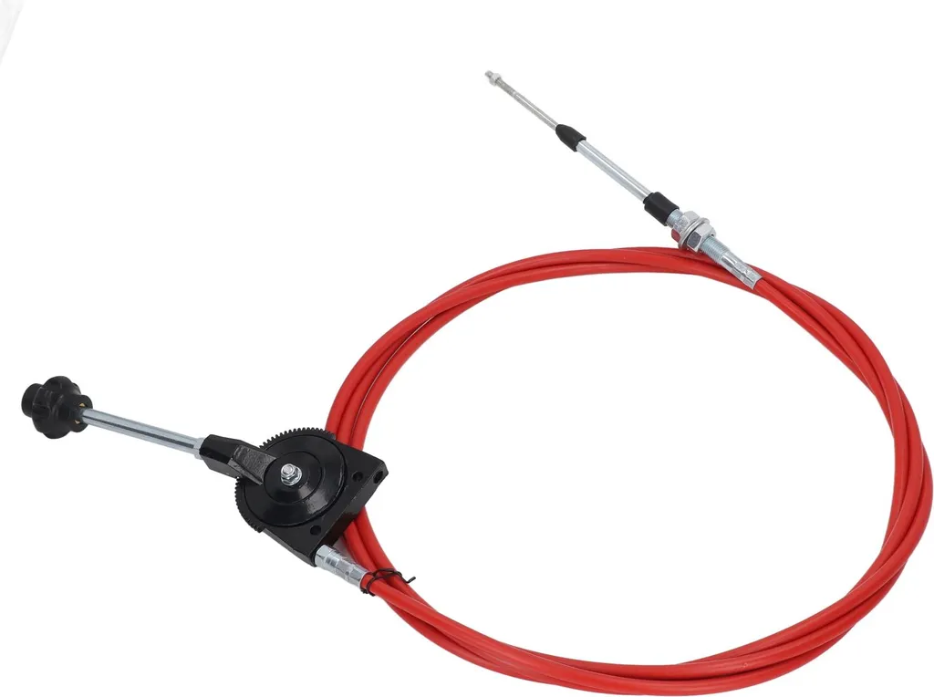 Câble d'accélérateur manuel 4,5m en PU et connecteur inox excavatrice