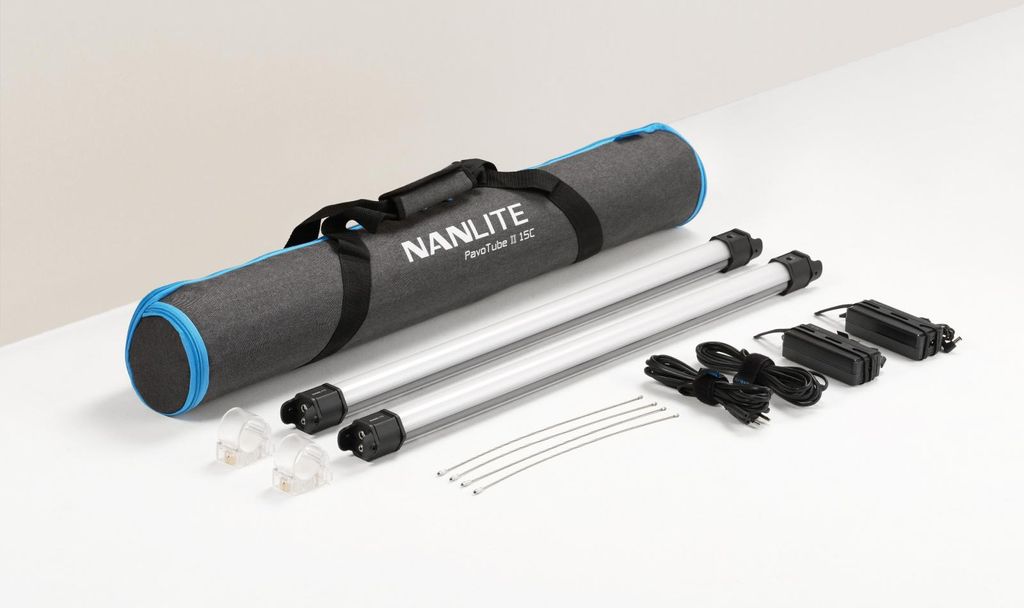 Nanlite PavoTube 15C 2-kit, LED, Variabel, 2700 K, 6500 K, Schwarz, Weiß, 770 mm