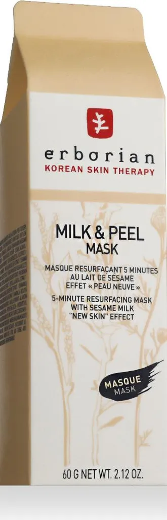 Erborian Milk & Peel Masque Exfoliant Resurfaçant Visage 60ml Éclat