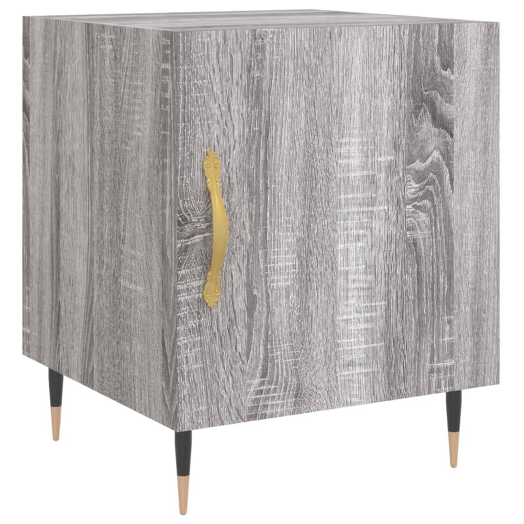 Nachttisch Grau Sonoma 40x40x50 cm Holzwerkstoff Produktbild 