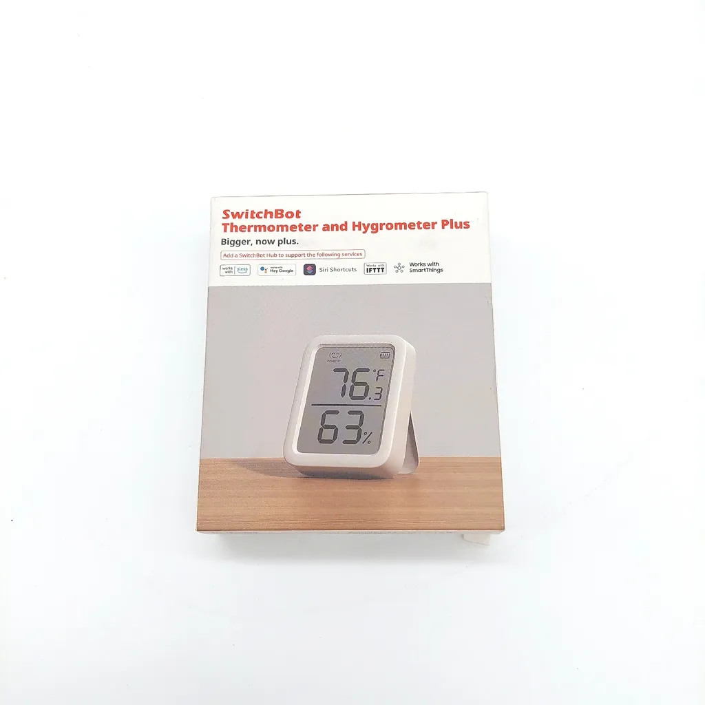 SwitchBot Thermomètre Hygromètre Plus Bluetooth Blanc pour Intérieur - 9