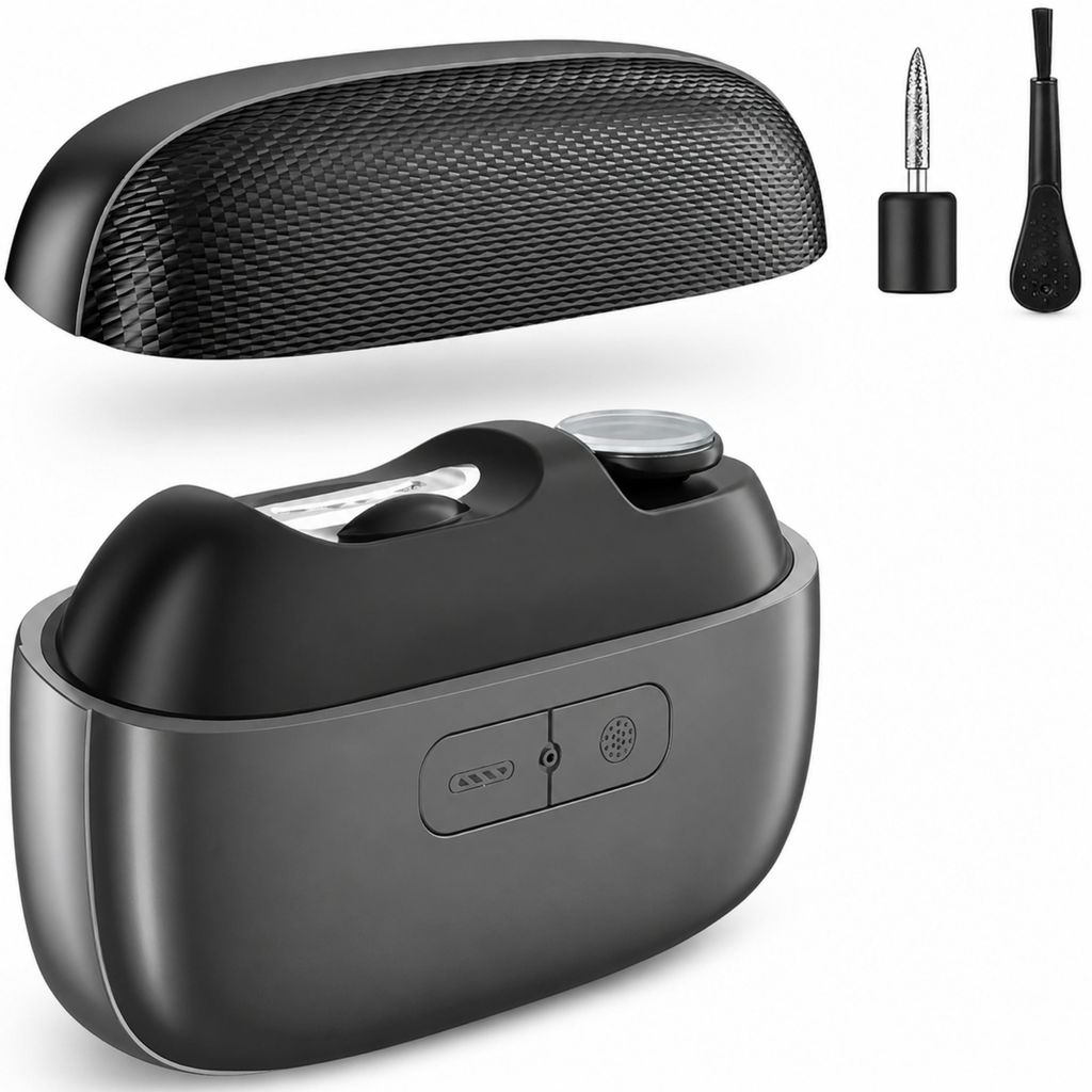 Nagelknipser Elektrisch mit Licht Nagelschneider Automatischer Nail Clipper 2 Stufe Schmerzloser Zehennagelschneider, 1-tlg., Elektrischer