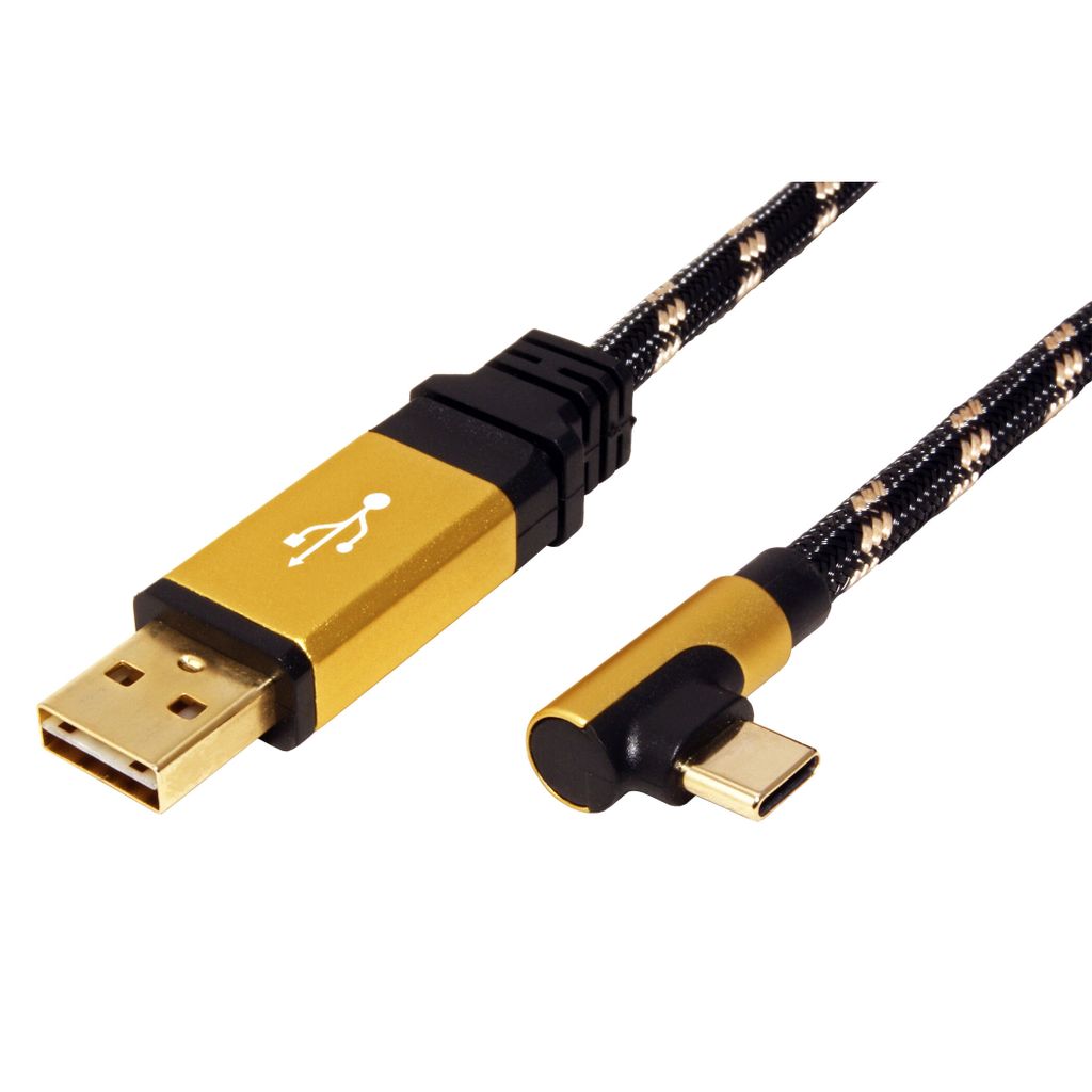 ROLINE 11.02.9061, 1,8 m, USB A, USB C, USB 2.0, 0,48 Obrázek produktu 