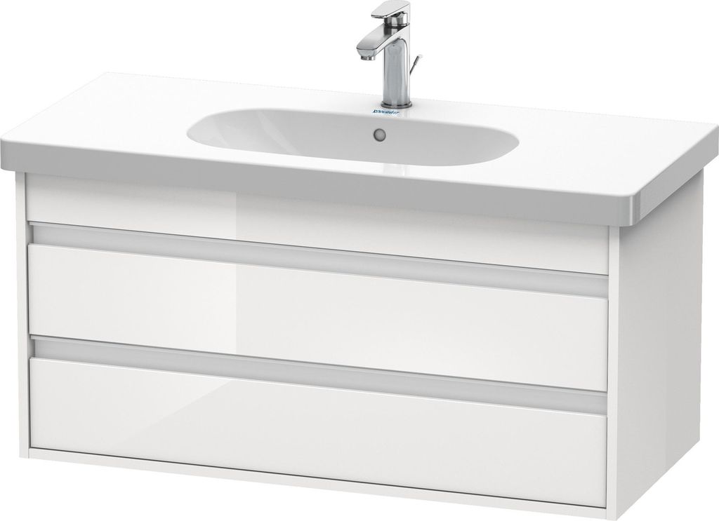 Duravit Waschtischunterbau KETHO 455 x 1000 x 480 mm weiß hochglanz