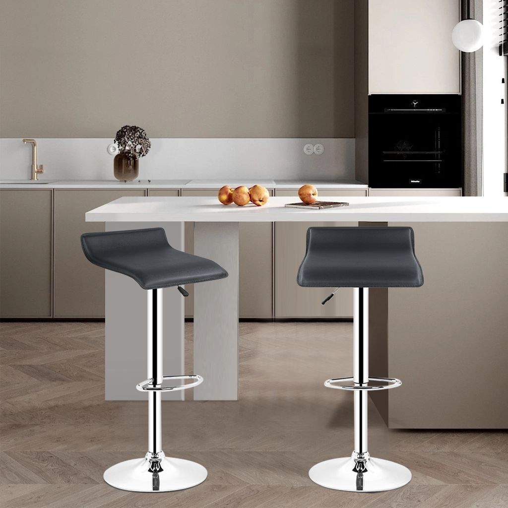 Barhocker 2er Set Barstuhl Höhenverstellbar Hocker mit Produktbild 