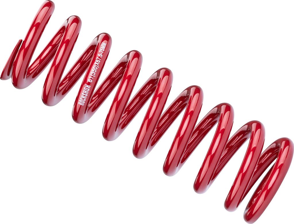 RockShox Feder für metrische Dämpfer RockShox rot, 350LB, 174mm, 67,5-75mm, rot