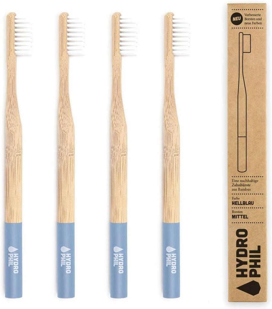 Hydrophil HP1001, Zahnbürste, Erwachsener, Blau, Holz, Produktbild 