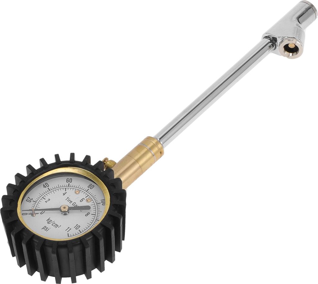 1 Stück Universal Reifendruckmessgerät 0-160PSI 2,56 Zoll Digitales Druckmessgerät mit Getriebemanschette Reifenluft-PSI-Messgerät für Motorra...