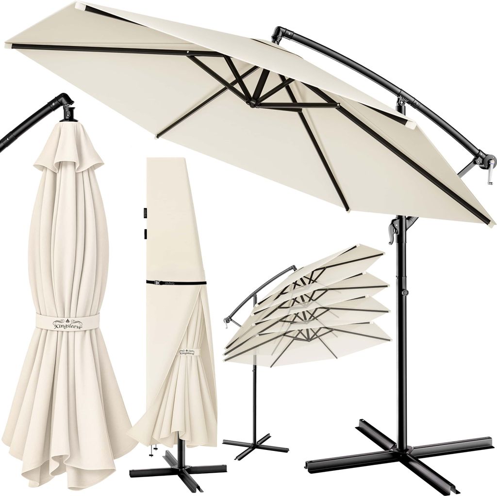 KINGSLEEVE® Parasol de jardin extérieur en alu Parasol Image du produit 