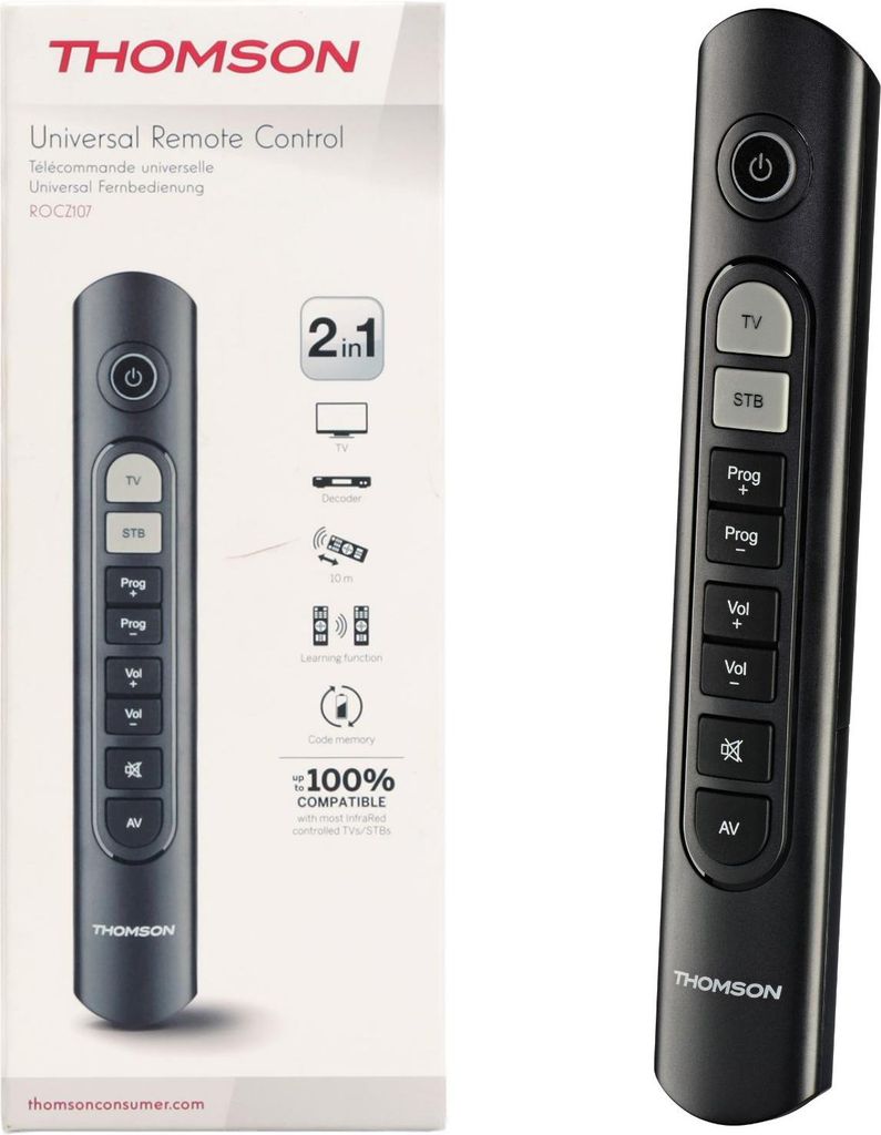Thomson ROC Z107, STB, TV, IR Wireless, Drucktasten, Produktbild 